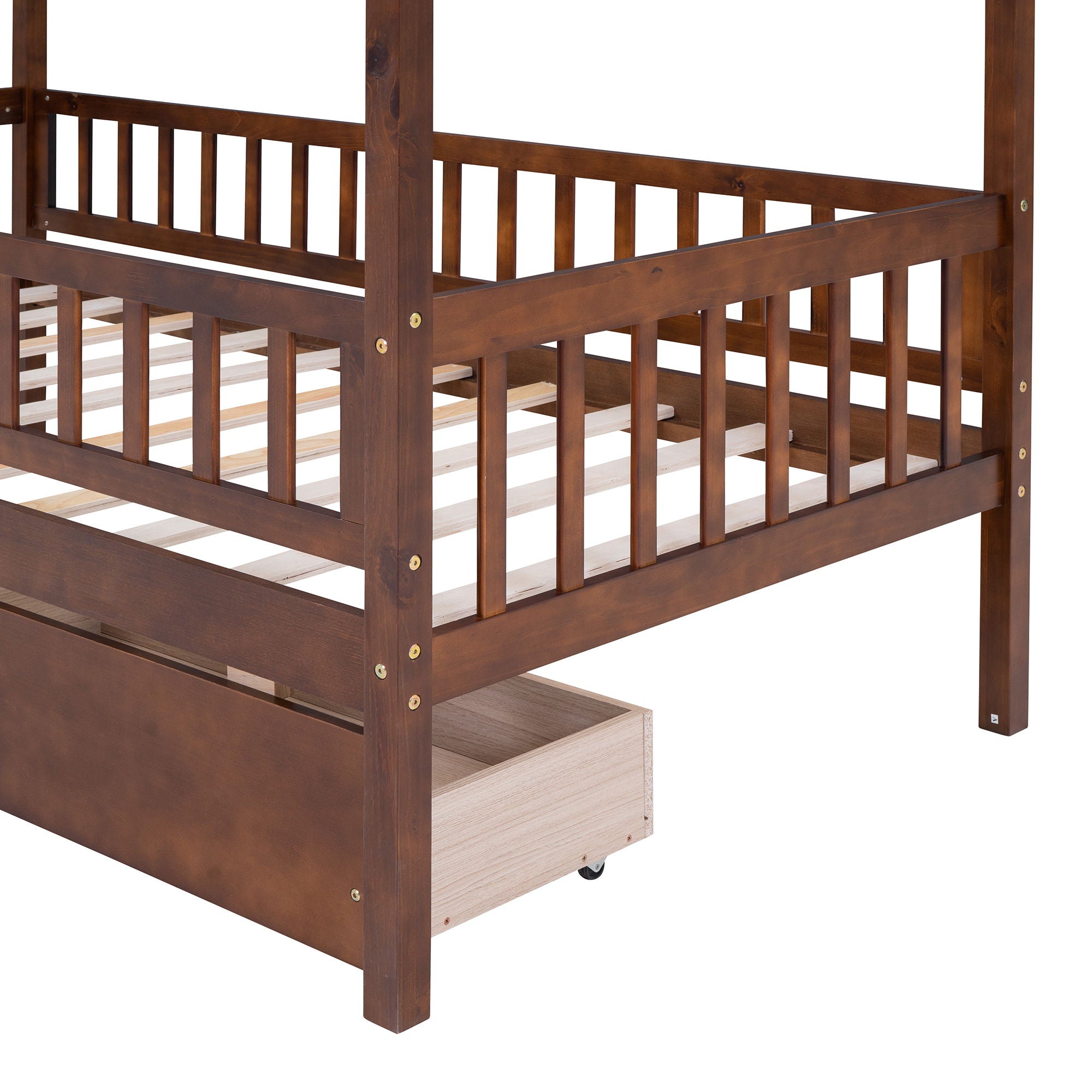 House Bed With 2 Drawers