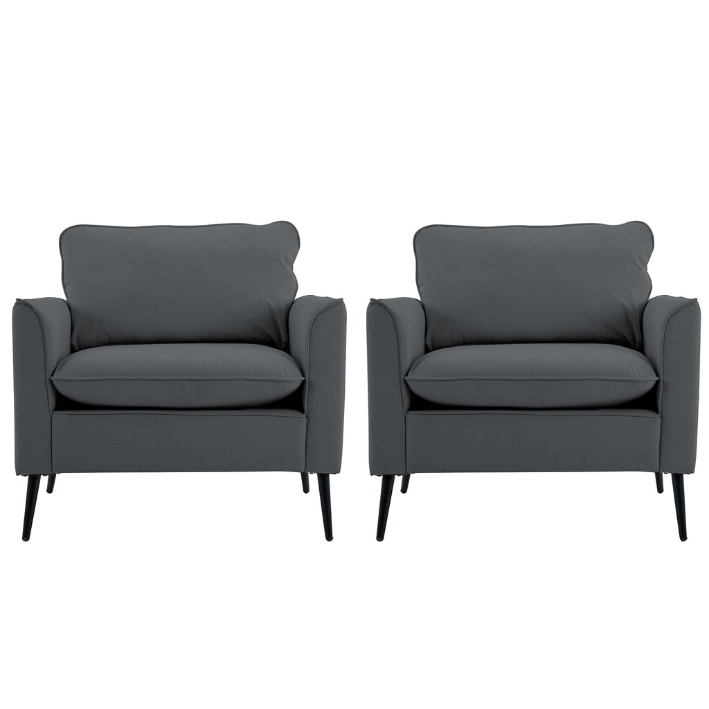 Nordic Retro Light Luxury Upholstered Sofa Chair