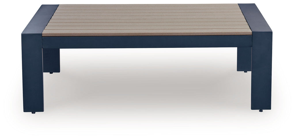 East Beach - Blue - Rectangular Cocktail Table