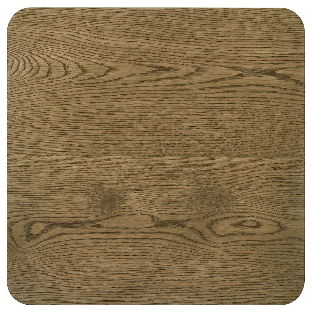 Castlewood Engineered Wood Accent Side End Table Brown Oak