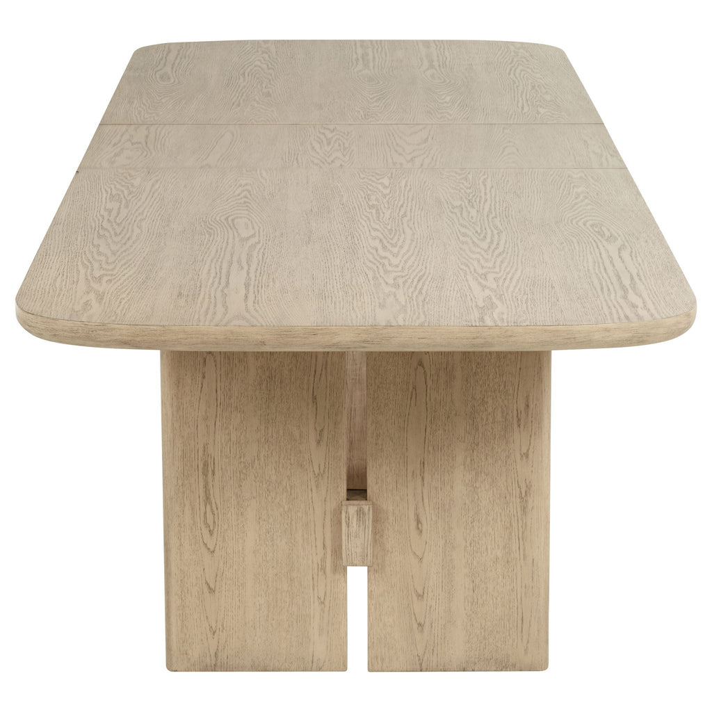 Kailani 7-piece Rectangular Wood Dining Table Set Beige Oak