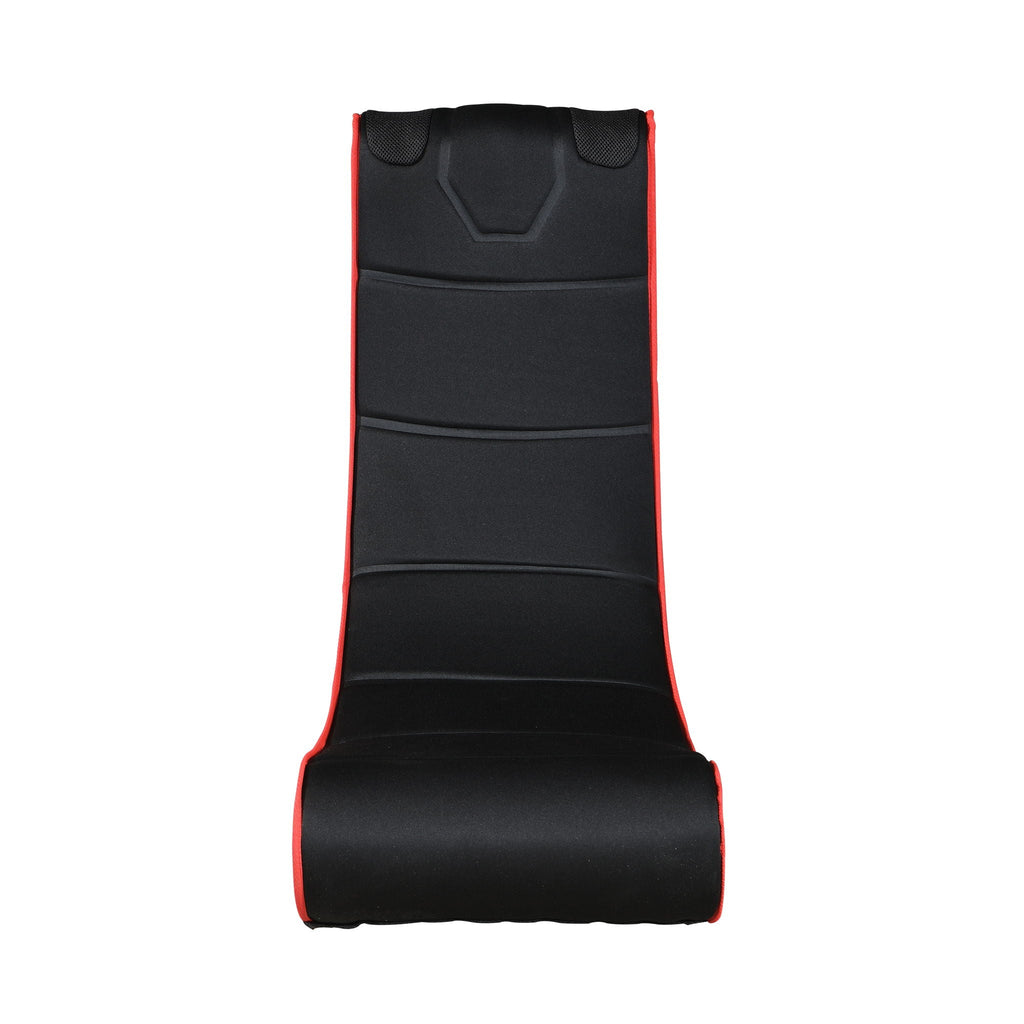 Foldable Gaming Chair With Onboard Speakers, Bluetooth Connection - Black / Red