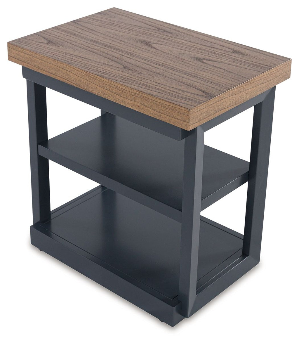 Landocken - Occasional Table Set (Set of 3) - Brown / Blue