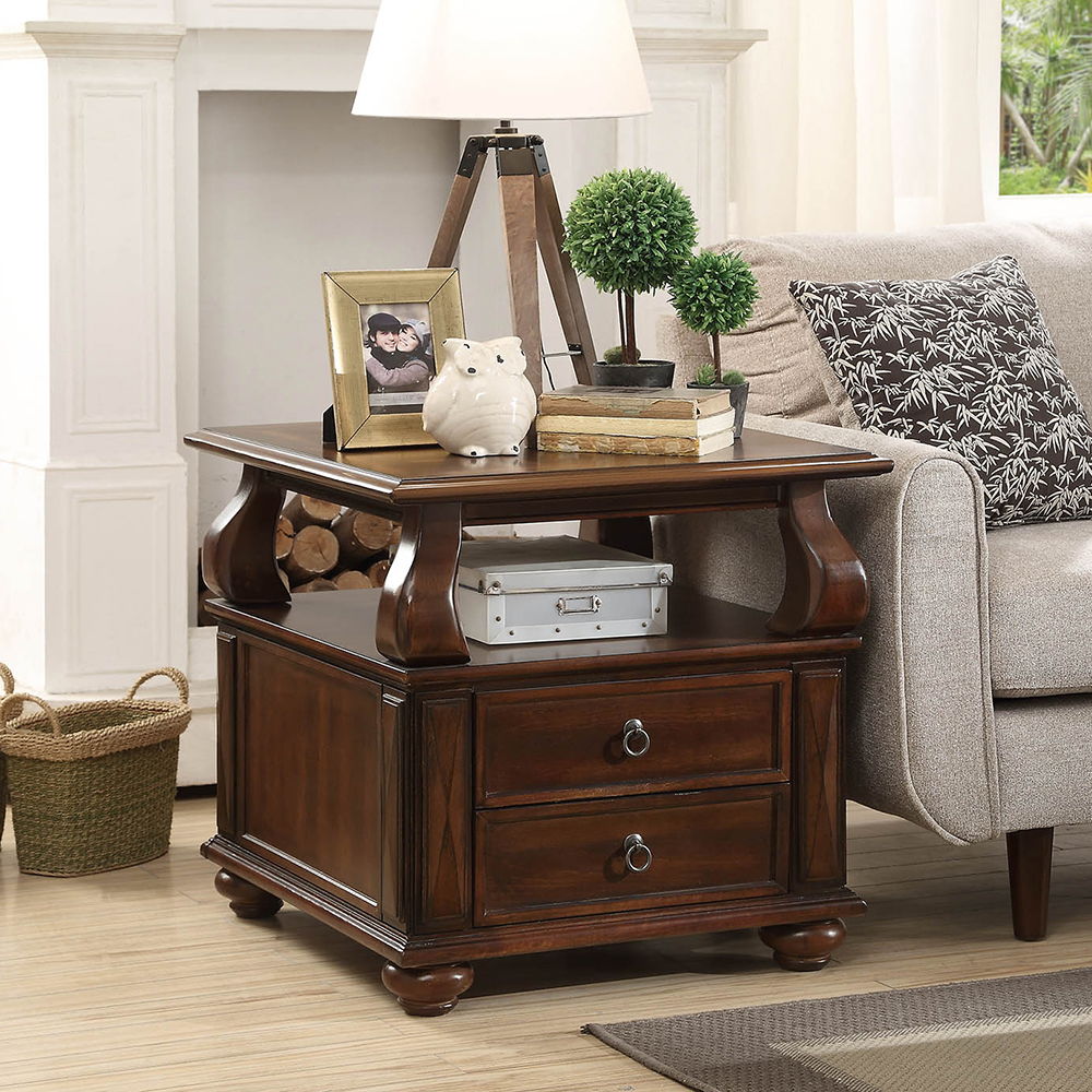 Amado - End Table - Walnut
