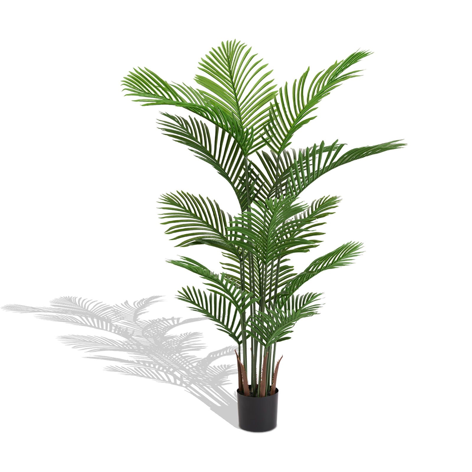 Simulate Plastic Flower Boxes With Leaves For Outdoor Home Decor (Set of 2) -