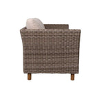 Orlando Wicker Loveseat & Coffee Table Set
