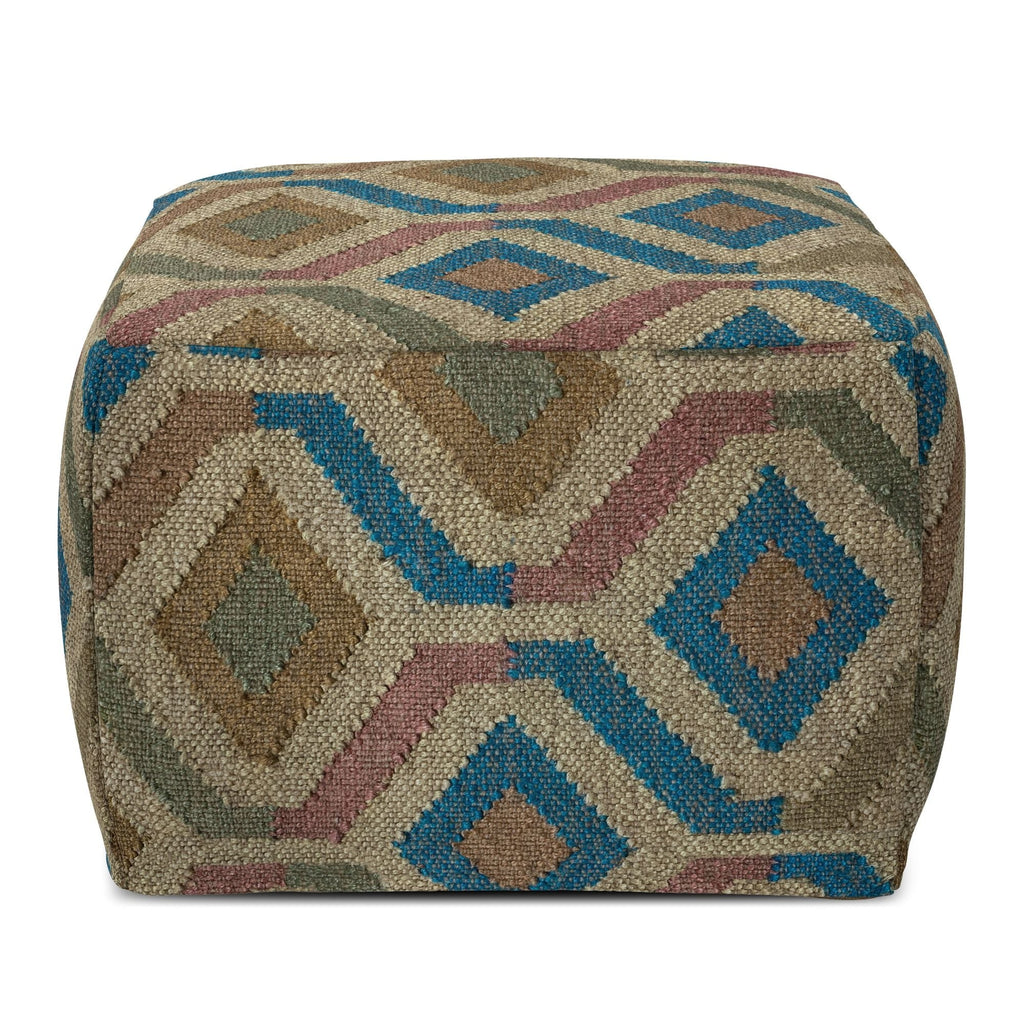 Johanna - Handcrafted Square Pouf