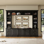 All-In-One TV Stand With Bookcase For TVs Up To 70"