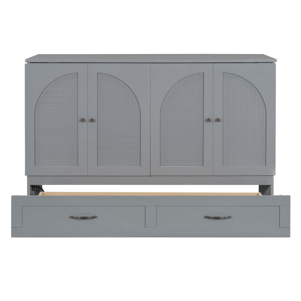 Murphy Bed With Large Drawers