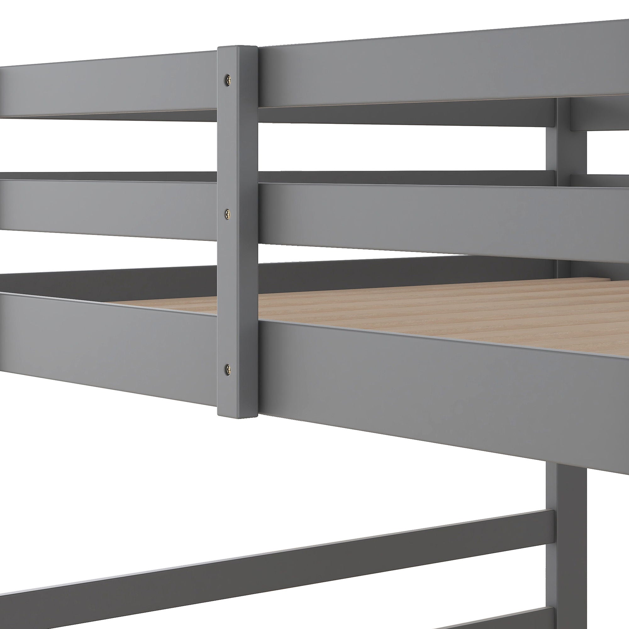 Solid Construction, Bunk Bed With Ladder