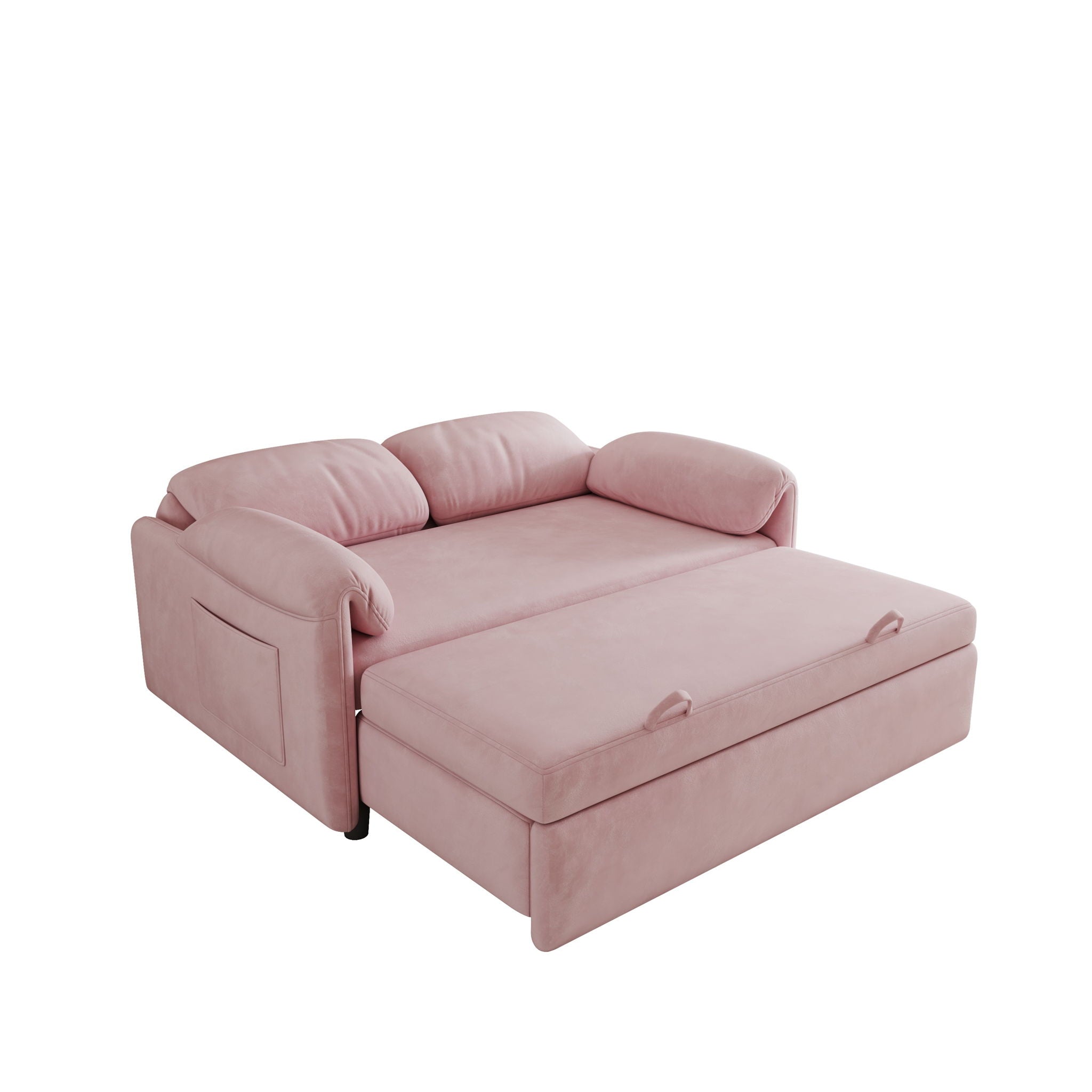 Sofa, Dual Purpose Lounge With Retractable Queen Size Bed