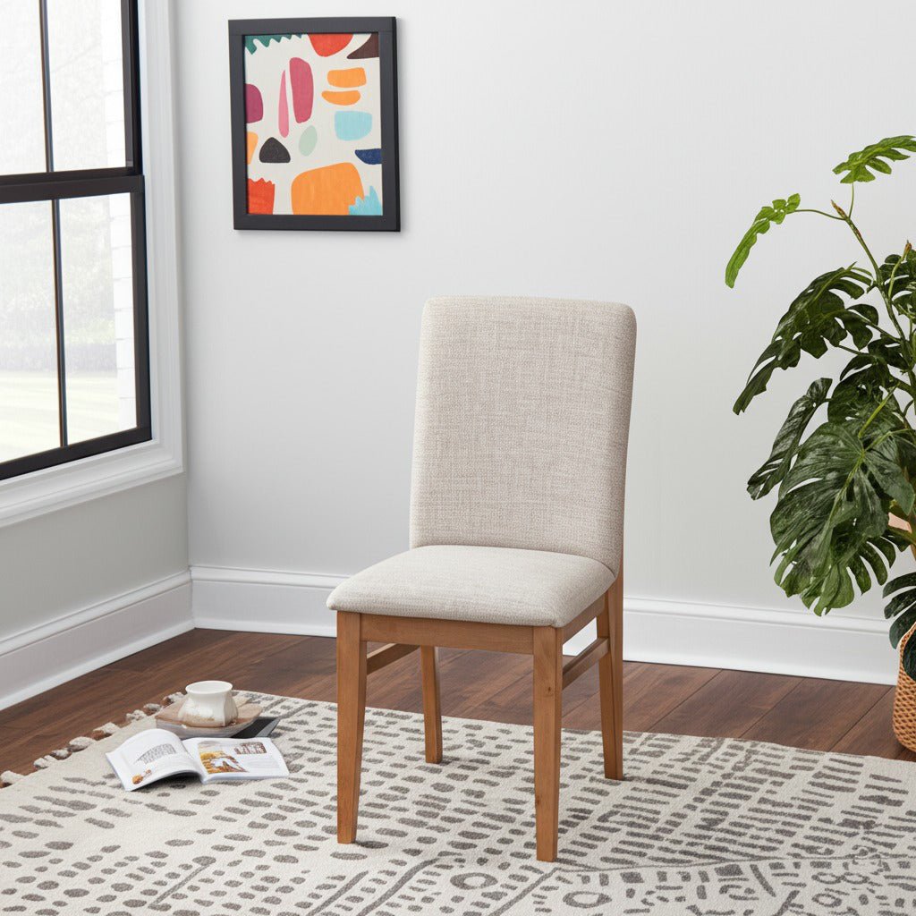 Olejo Side Chairs Set of 2, Natural