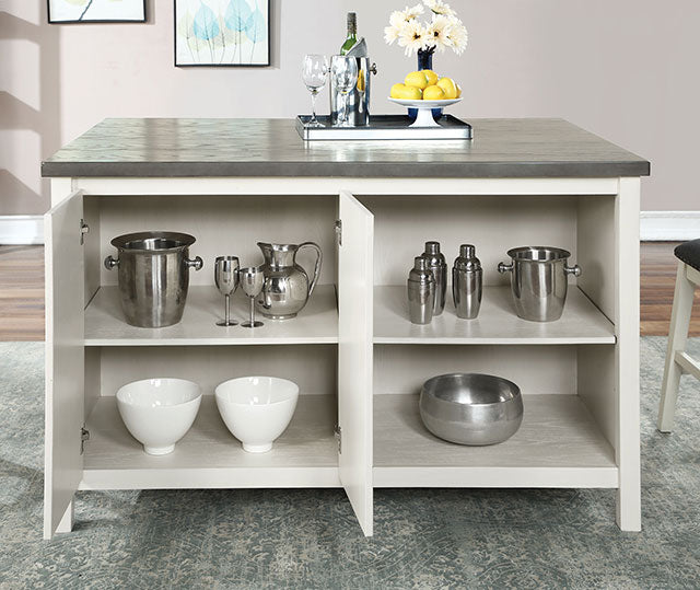 Heidelberg - 4 Pc Counter Ht Table Set w/ Bench
