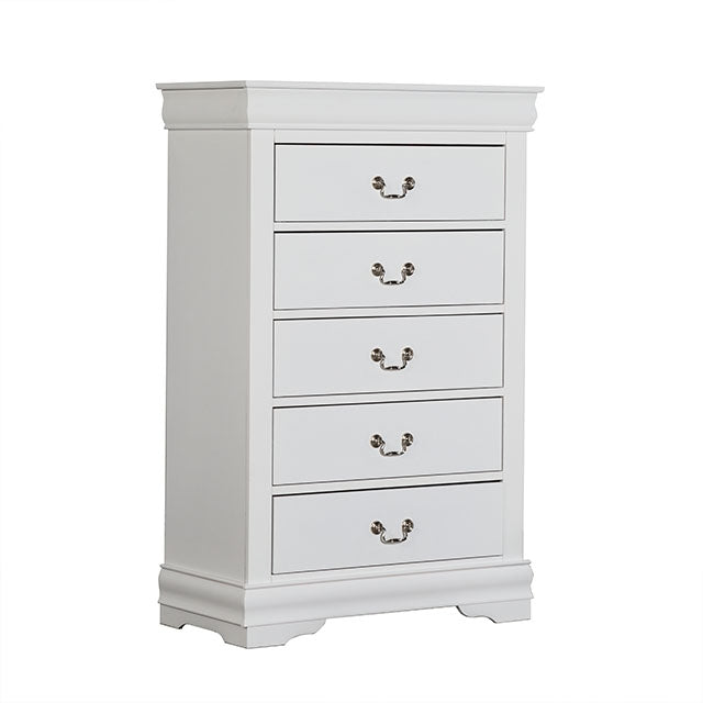 Louis Philippe - 4 Pc Queen Bedroom Set
