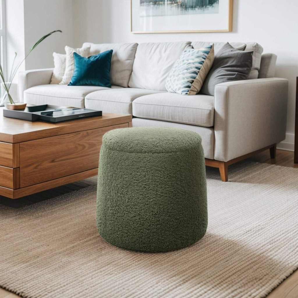 Chapel Hill Tara Round Storage Ottoman