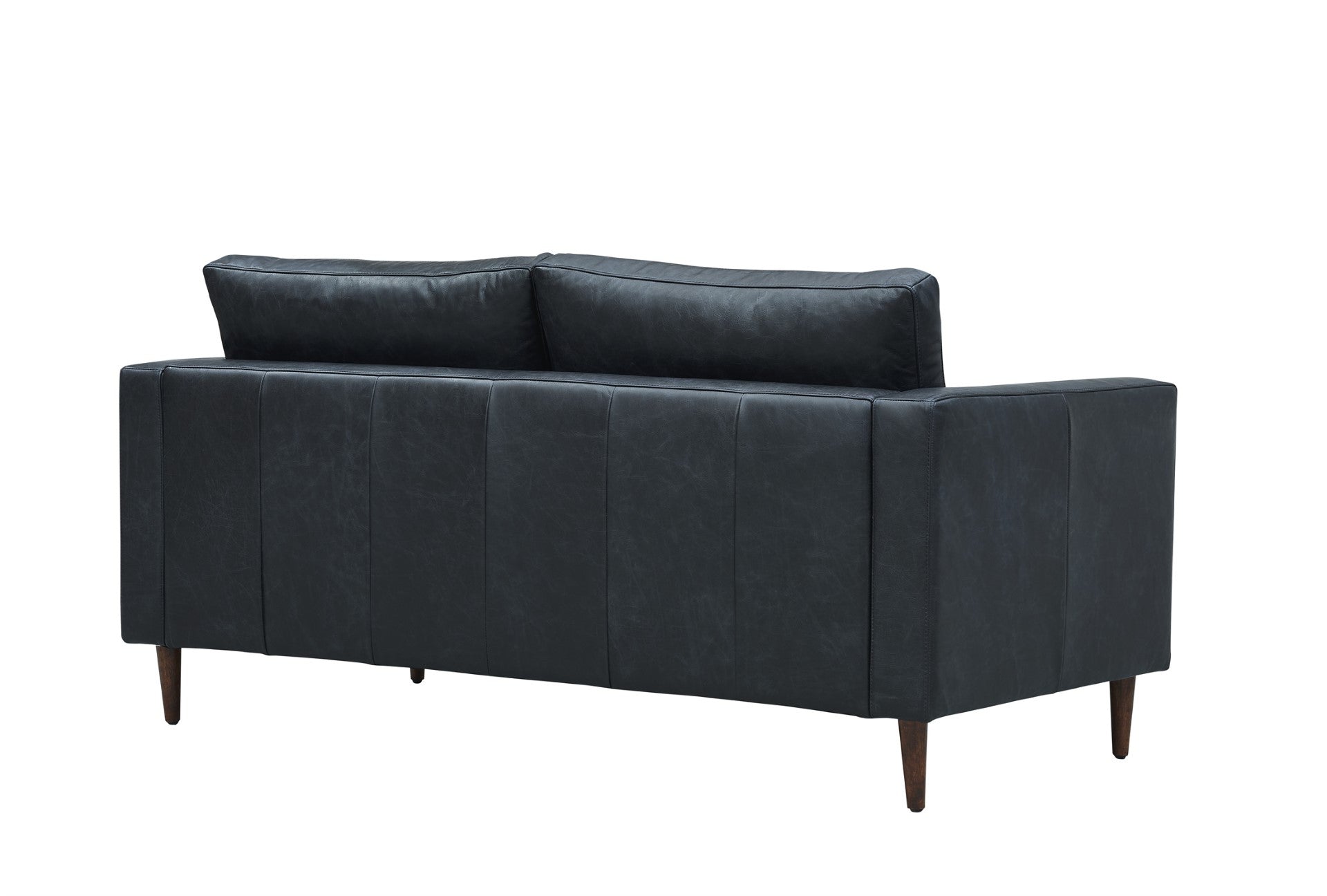 Alamo Top Grain Leather Sofa - Slate
