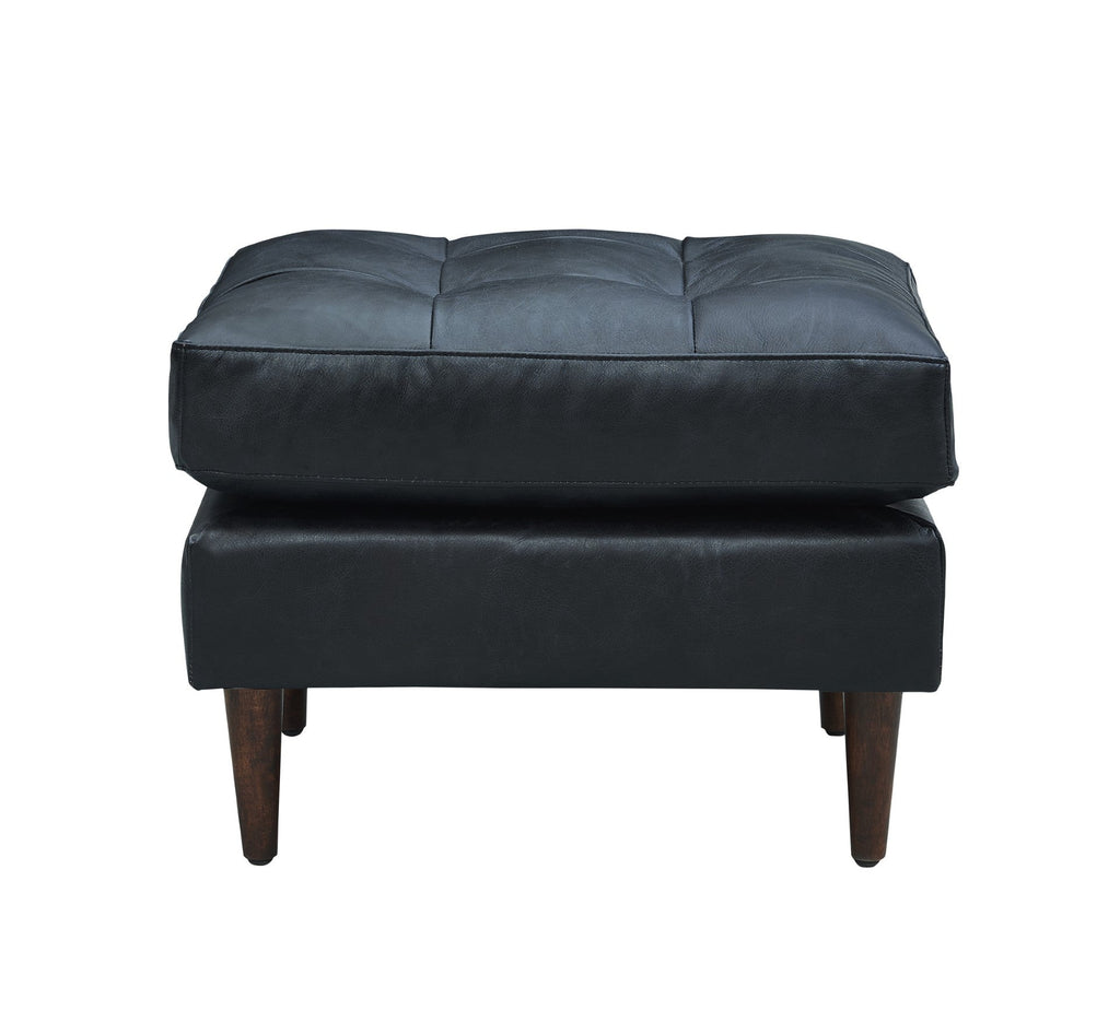Alamo Top Grain Leather Arm Chair - Slate