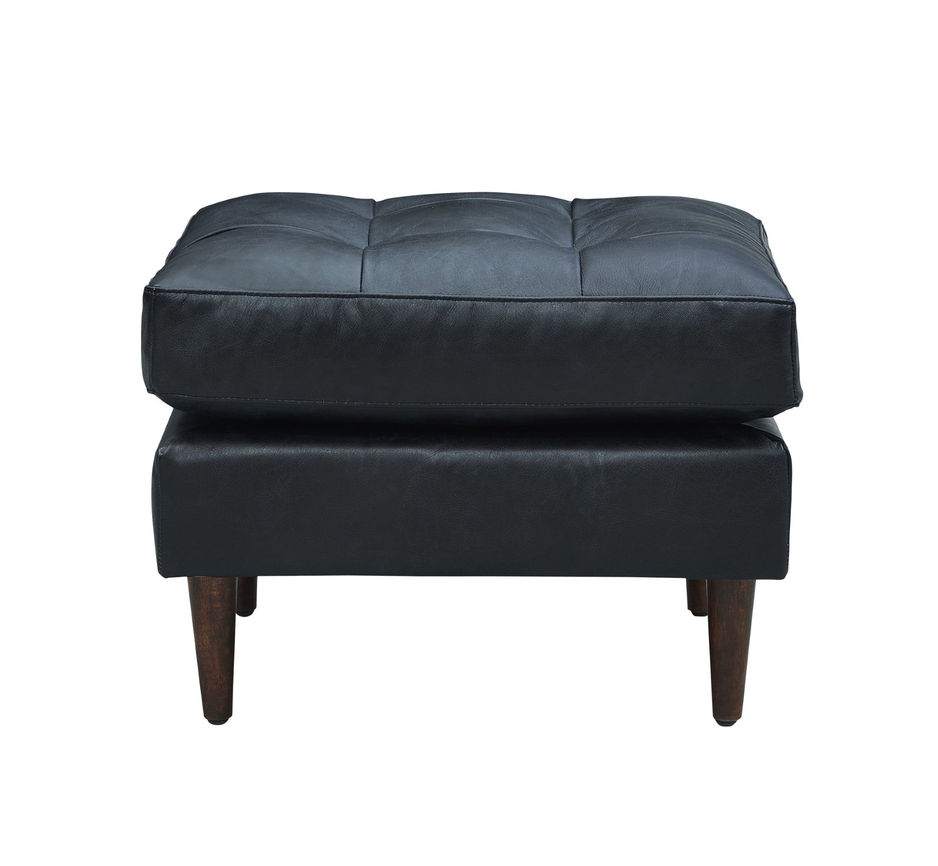 Alamo Top Grain Leather Arm Chair - Slate