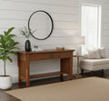 Mission 1 Drawer Crofter Style Console Table - Michael's Cherry Stain
