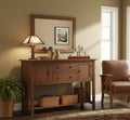 Mission Solid Oak Buffet / Console Table - Walnut - 52"